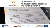 Komitet Dostępności Plus w ochronie zdrowia obradował po raz czwarty