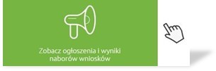 Na zdjęciu banner zachęcający do obejrzenia naborów wniosków